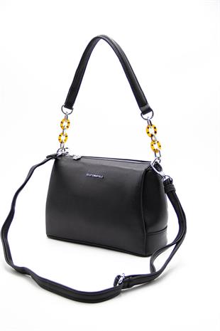 Silver & Polo Siyah - Siyah SP910 Kadın Çapraz Çanta