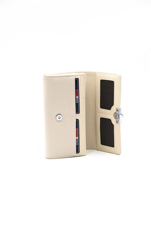 Silver & Polo Bej - Bej SP979 Kadın Cüzdan & Kartlık