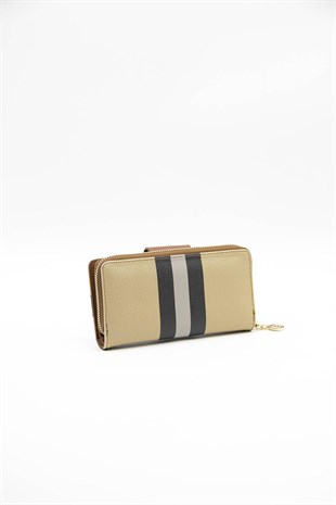 Silver & Polo Bej - Taba SP928 Kadın Cüzdan & Kartlık