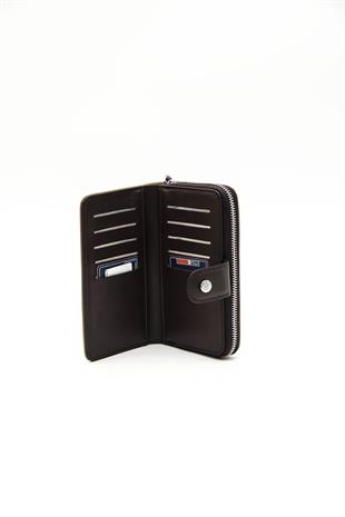 Silver & Polo Vizon - Kahve SP882 Kadın Cüzdan & Kartlık