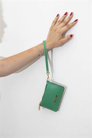 Silver & Polo Yeşil - Yeşil SP1097 Kadın Cüzdan & Kartlık