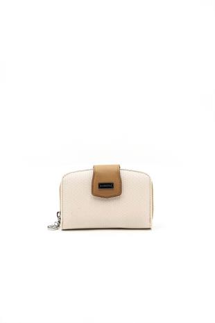 Silver & Polo Bej - A.Taba SP874 Kadın Cüzdan & Kartlık