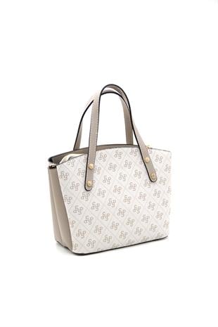 Silver & Polo Bej - Kum SP1021 Kadın El Çantası