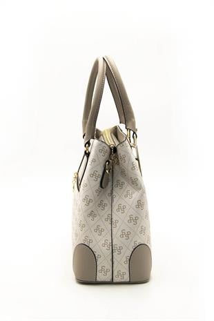 Silver & Polo Bej - Kum SP667 Kadın El Çantası