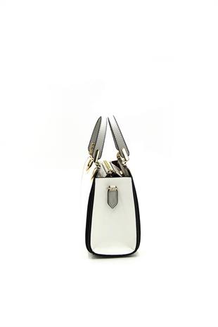 Silver & Polo Beyaz - A.gri SP1133 Kadın El Çantası