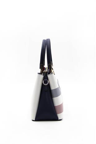 Silver & Polo Beyaz - Laci SP1098 Kadın El Çantası