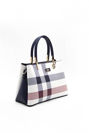 Silver & Polo Beyaz - Laci SP1098 Kadın El Çantası