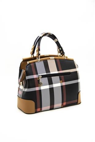 Silver & Polo Siyah - A.Taba SP706 Kadın El Çantası