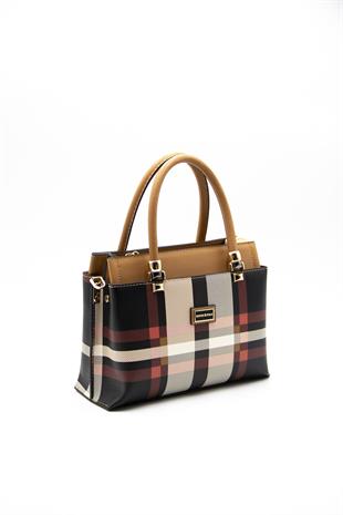 Silver & Polo Siyah - A.Taba SP826 Kadın El Çantası