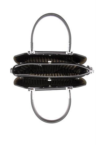 Silver & Polo Siyah Beyaz - Siyah SP913 Kadın El Çantası