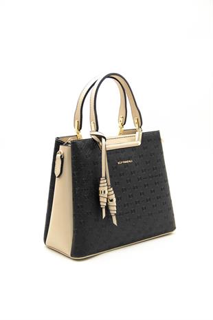 Silver & Polo Siyah - S.nut SP969 Kadın El Çantası