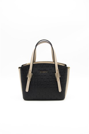 Silver & Polo Siyah - S.nut SP1021 Kadın El Çantası