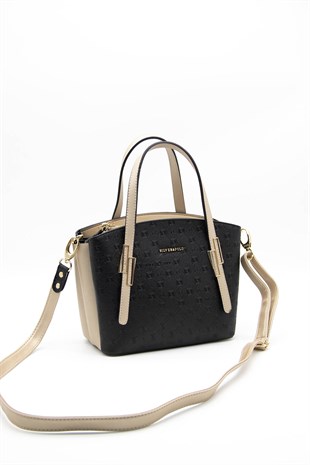 Silver & Polo Siyah - S.nut SP1021 Kadın El Çantası
