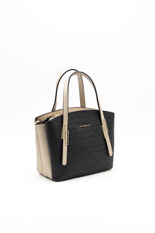 Silver & Polo Siyah - S.nut SP1021 Kadın El Çantası