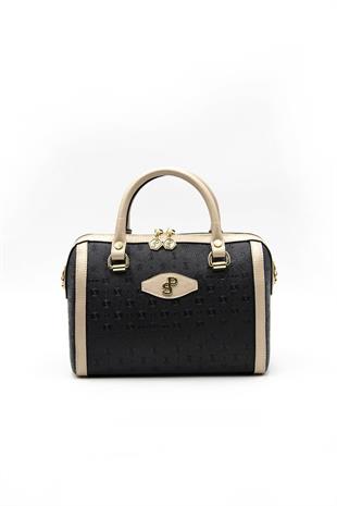 Silver & Polo Siyah - S.nut SP1091 Kadın El Çantası