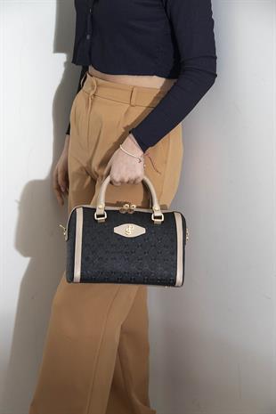 Silver & Polo Siyah - S.nut SP1091 Kadın El Çantası