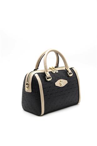 Silver & Polo Siyah - S.nut SP1091 Kadın El Çantası
