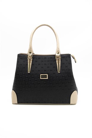 Silver & Polo Siyah - S.nut SP667 Kadın El Çantası