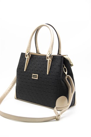 Silver & Polo Siyah - S.nut SP667 Kadın El Çantası