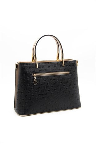 Silver & Polo Siyah - S.nut SP924 Kadın El Çantası