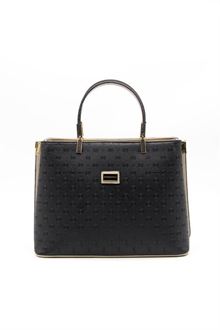 Silver & Polo Siyah - S.nut SP924 Kadın El Çantası