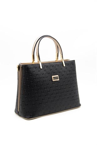 Silver & Polo Siyah - S.nut SP924 Kadın El Çantası