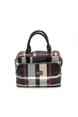 Silver & Polo Siyah - Siyah SP1018 Kadın El Çantası