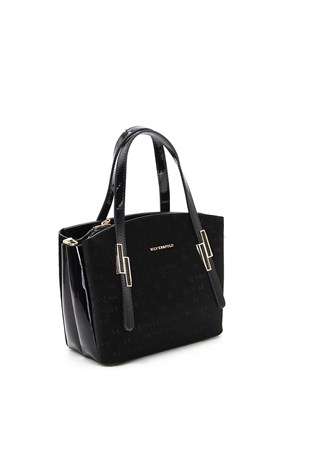 Silver & Polo Siyah - Siyah SP1021 Kadın El Çantası