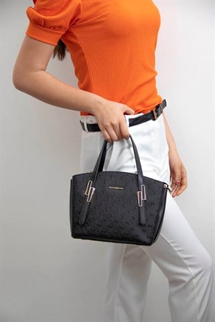 Silver & Polo Siyah - Siyah SP1021 Kadın El Çantası