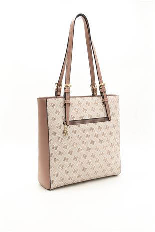 Silver & Polo Pembe - Somon SP1096 Kadın Omuz Çantası