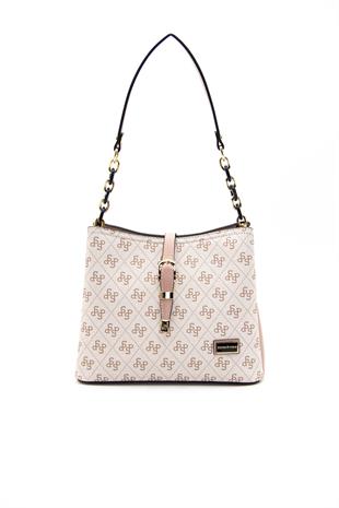 Silver & Polo Pembe - Somon SP974 Kadın Omuz Çantası