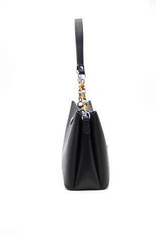 Silver & Polo Siyah - Siyah SP974 Kadın Omuz Çantası