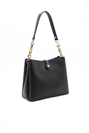 Silver & Polo Siyah - Siyah SP974 Kadın Omuz Çantası