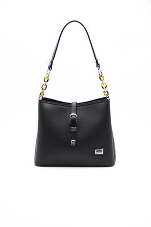 Silver & Polo Siyah - Siyah SP974 Kadın Omuz Çantası