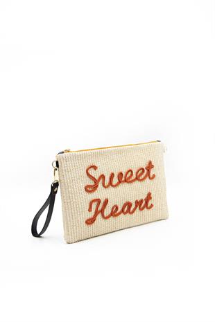 Silver & Polo Bej - Orange SP1034 Kadın Portföy & Clutch