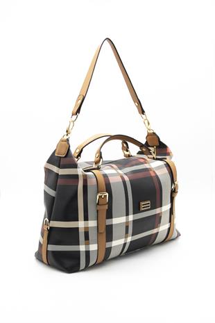 Silver & Polo Siyah - A.Taba SP1064 Kadın Seyahat Çantası