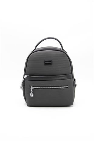 Silver & Polo Antrasit - Siyah SP1061 Kadın Sırt Çantası