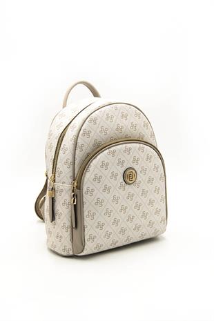 Silver & Polo Bej - Kum SP1062 Kadın Sırt Çantası