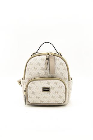 Silver & Polo Bej - Kum SP1130 Kadın Sırt Çantası