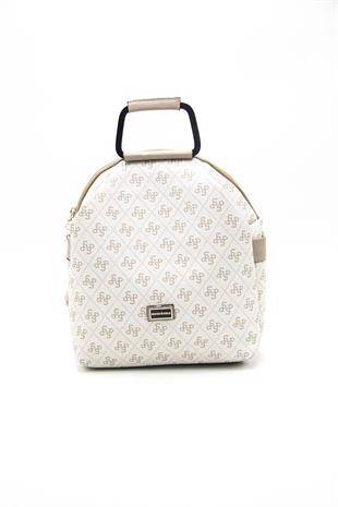 Silver & Polo Bej - Kum SP771 Kadın Sırt Çantası