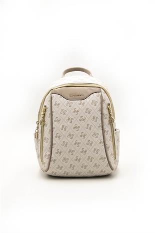 Silver & Polo Bej - Kum SP906 Kadın Sırt Çantası