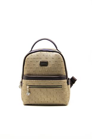 Silver & Polo Bronz - Kahve SP1061 Kadın Sırt Çantası