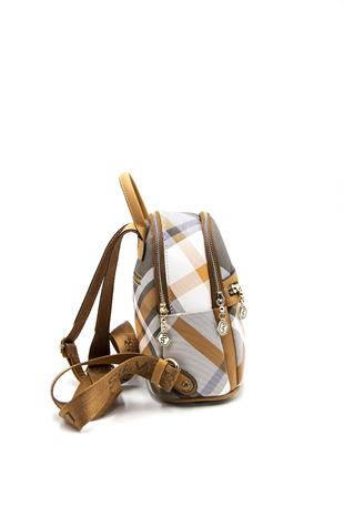 Silver & Polo Haki - Camel SP983 Kadın Sırt Çantası