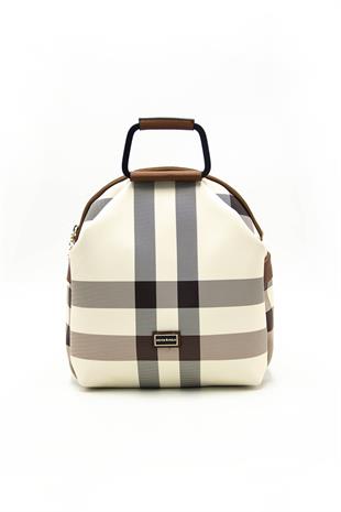 Silver & Polo Krem - Taba SP771 Kadın Sırt Çantası