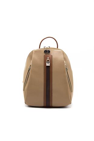Silver & Polo Kum - Taba SP1123 Kadın Sırt Çantası