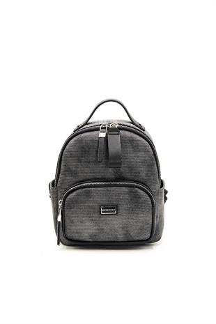 Silver & Polo M.gümüş - Siyah SP1130 Kadın Sırt Çantası