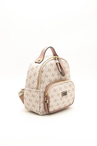 Silver & Polo Pembe - Somon SP1130 Kadın Sırt Çantası