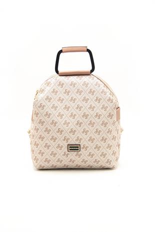 Silver & Polo Pembe - Somon SP771 Kadın Sırt Çantası