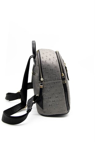 Silver & Polo Platin - Siyah SP901 Kadın Sırt Çantası