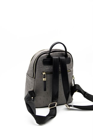 Silver & Polo Platin - Siyah SP901 Kadın Sırt Çantası